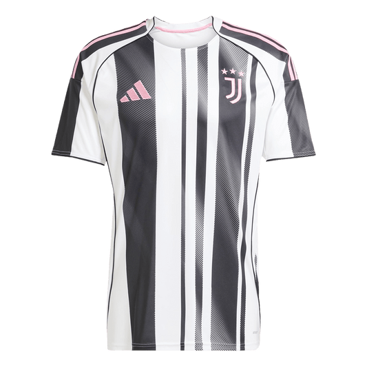 Juventus Domicile Maillot 2025/26 Noir&Blanc