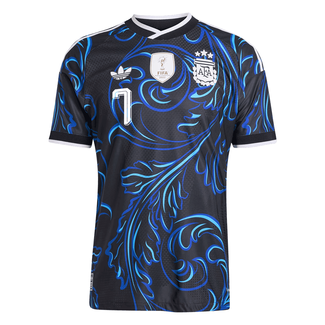 DE PAUL #7 Argentine Extérieur Maillot 2026 Noir Joueur