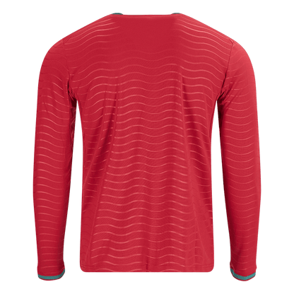 Portugal Domicile Maillot Manches Longues 2026 Rouge
