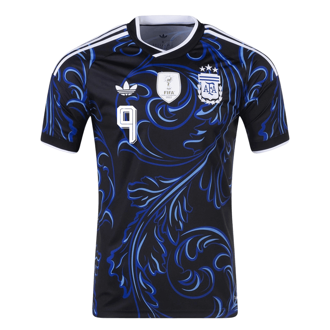 J. ÁLVAREZ #9 Argentine Extérieur Maillot 2026 Noir