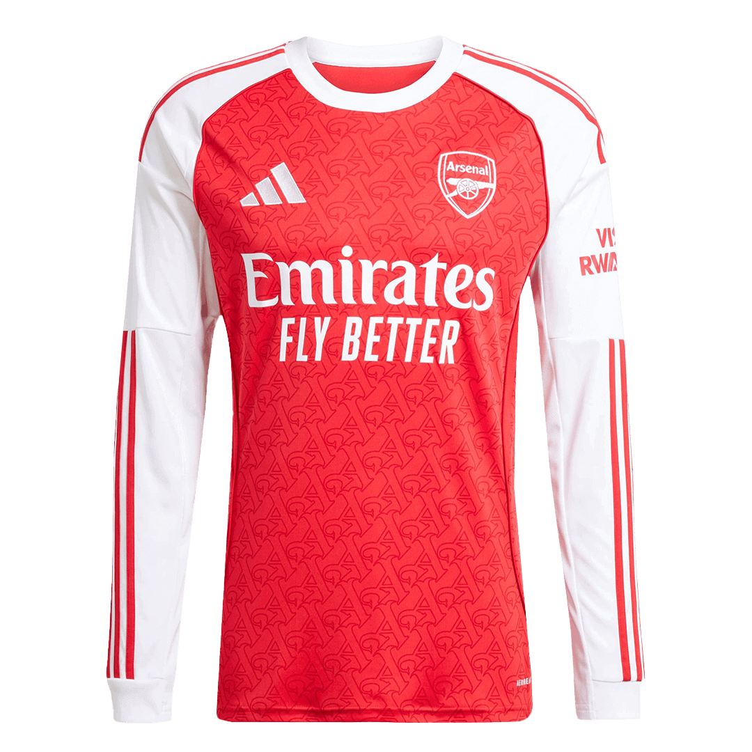 Arsenal Domicile Maillot Manches Longues 2025/26 Rouge