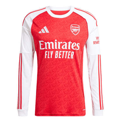Arsenal Domicile Maillot Manches Longues 2025/26 Rouge