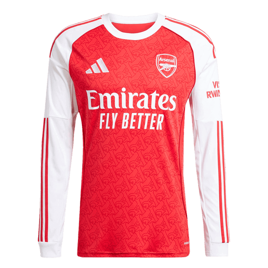 Arsenal Domicile Maillot Manches Longues 2025/26 Rouge