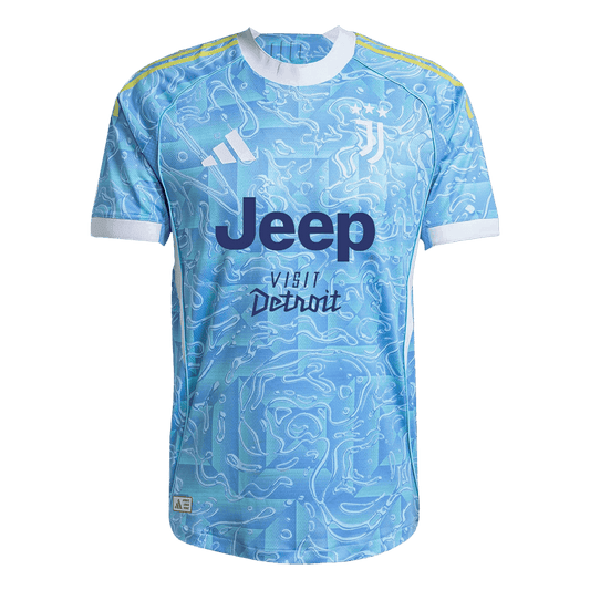 Juventus Extérieur Maillot 2025/26 Bleu Joueur