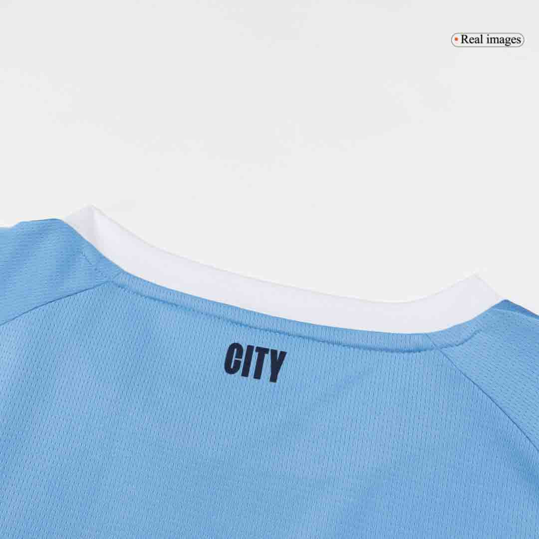 Manchester City Domicile Maillot 2025/26 Bleu - Super Grande Taille