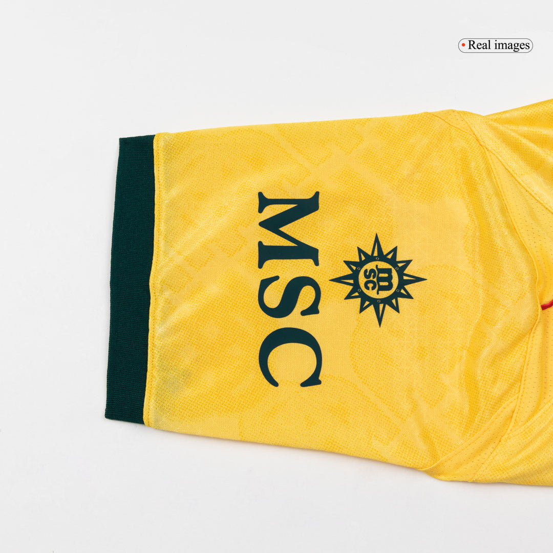 AC Milan Third Maillot 2025/26 Jaune Joueur