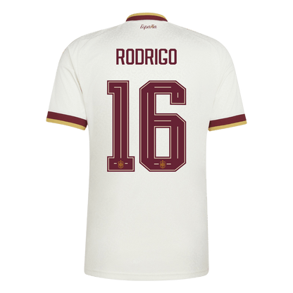 RODRIGO #16 Espagne Extérieur Maillot 2026 Blanc