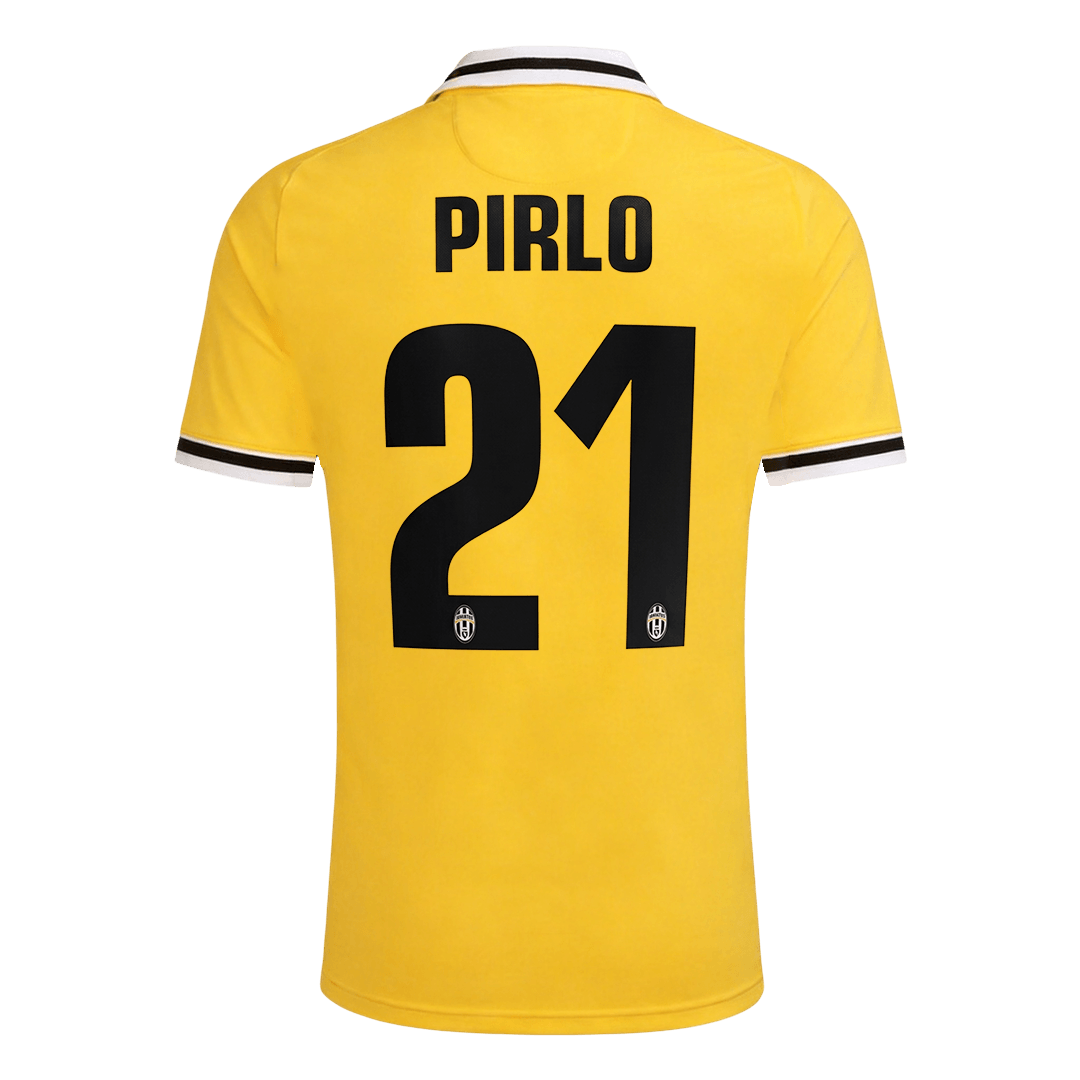 Retro PIRLO #21 Juventus Extérieur Maillot 2013/14 Jaune