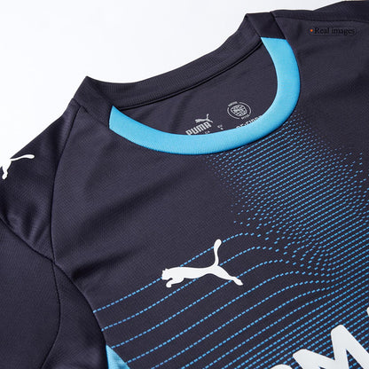 Olympique de Marseille Extérieur Maillot 2025/26 Bleu marine Grande Taille
