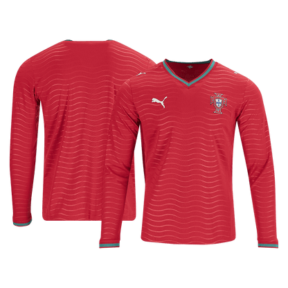Portugal Domicile Maillot Manches Longues 2026 Rouge
