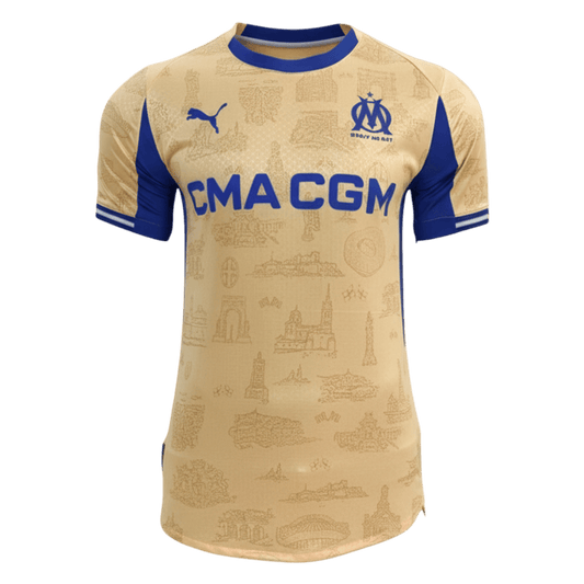Olympique de Marseille Fourth Maillot 2025/26 Jaune Joueur
