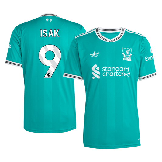 ISAK #9 Liverpool Third Maillot 2025/26 Vert
