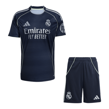 Men Real Madrid Extérieur Maillot Kit 2025/26 Bleu marine - Super