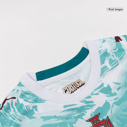 Portugal Extérieur Maillot Kit 2026 Enfant Blanc