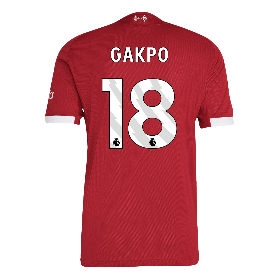 GAKPO #18 Liverpool Domicile Maillot 2025/26 Rouge Joueur