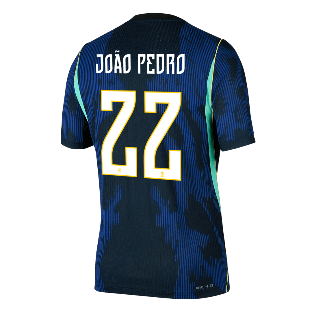 JOÃO PEDRO #22 Brésil Extérieur Maillot 2026 Bleu marine Joueur