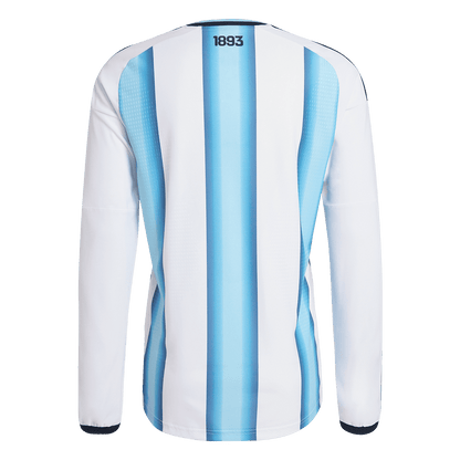 Argentine Domicile Maillot Manches Longues 2026 Blue&White