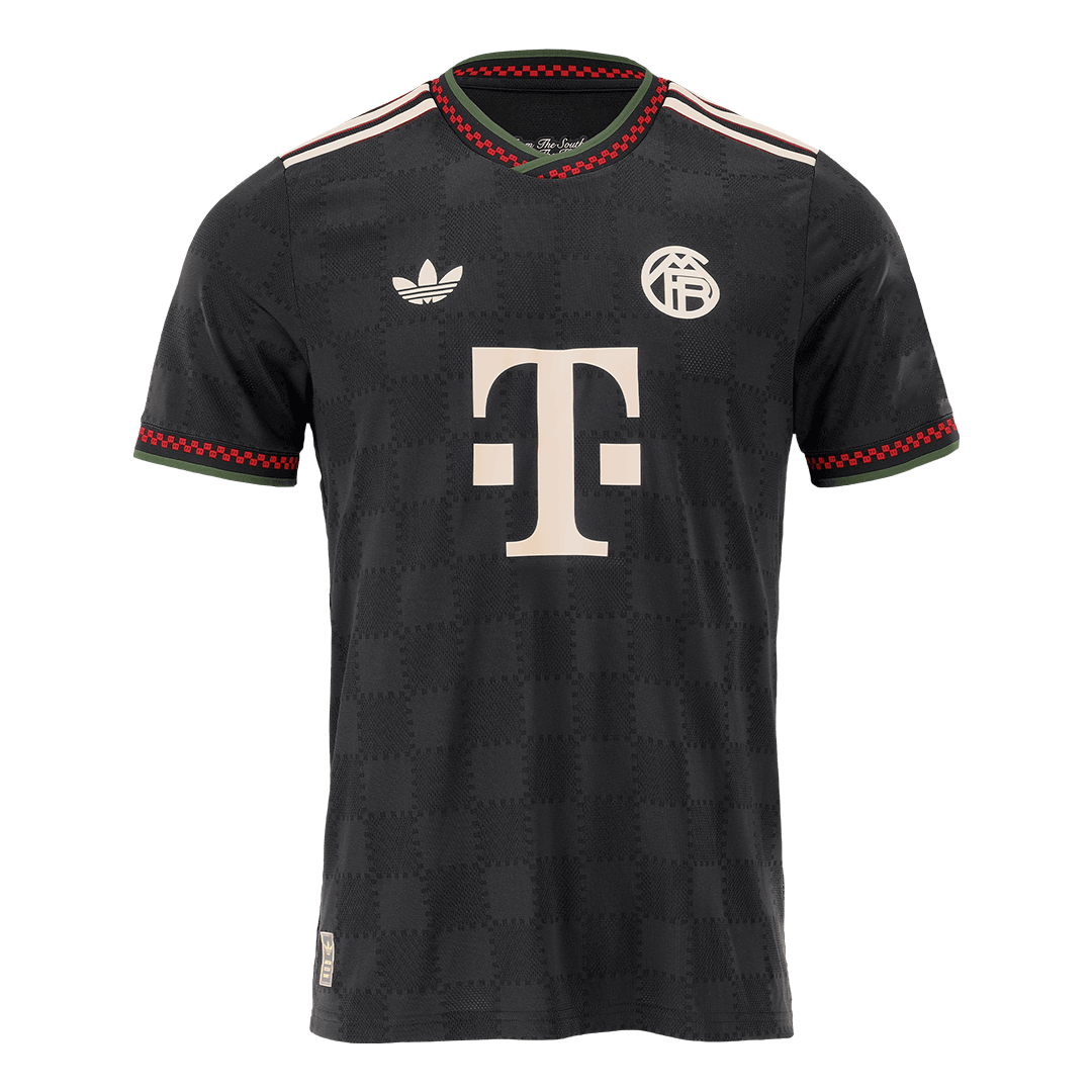 Bayern Munich Third Maillot 2025/26 Noir Joueur