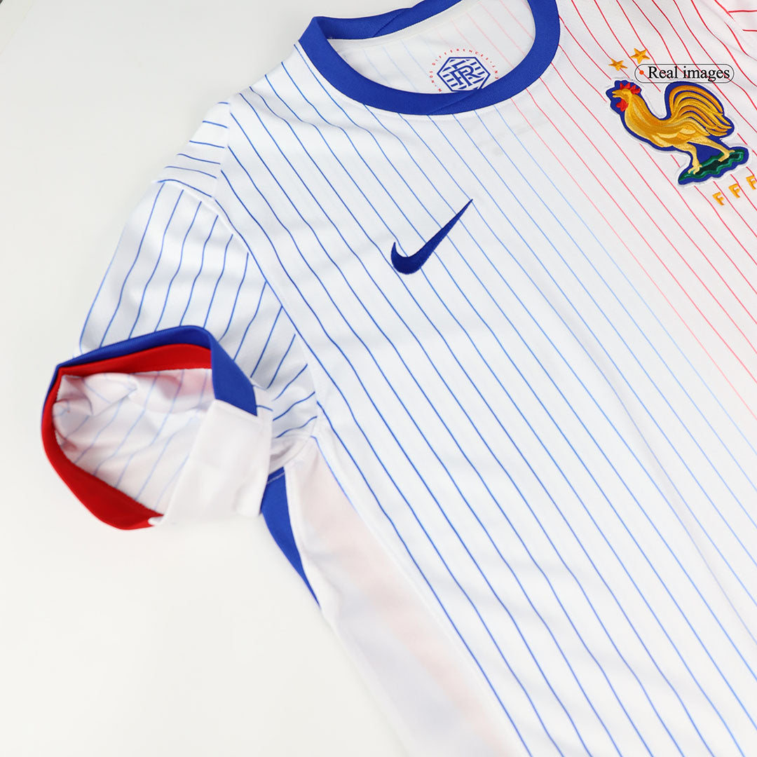 France Extérieur Maillot 2024 Blanc Grande Taille