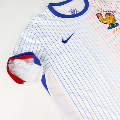 France Extérieur Maillot 2024 Blanc Grande Taille