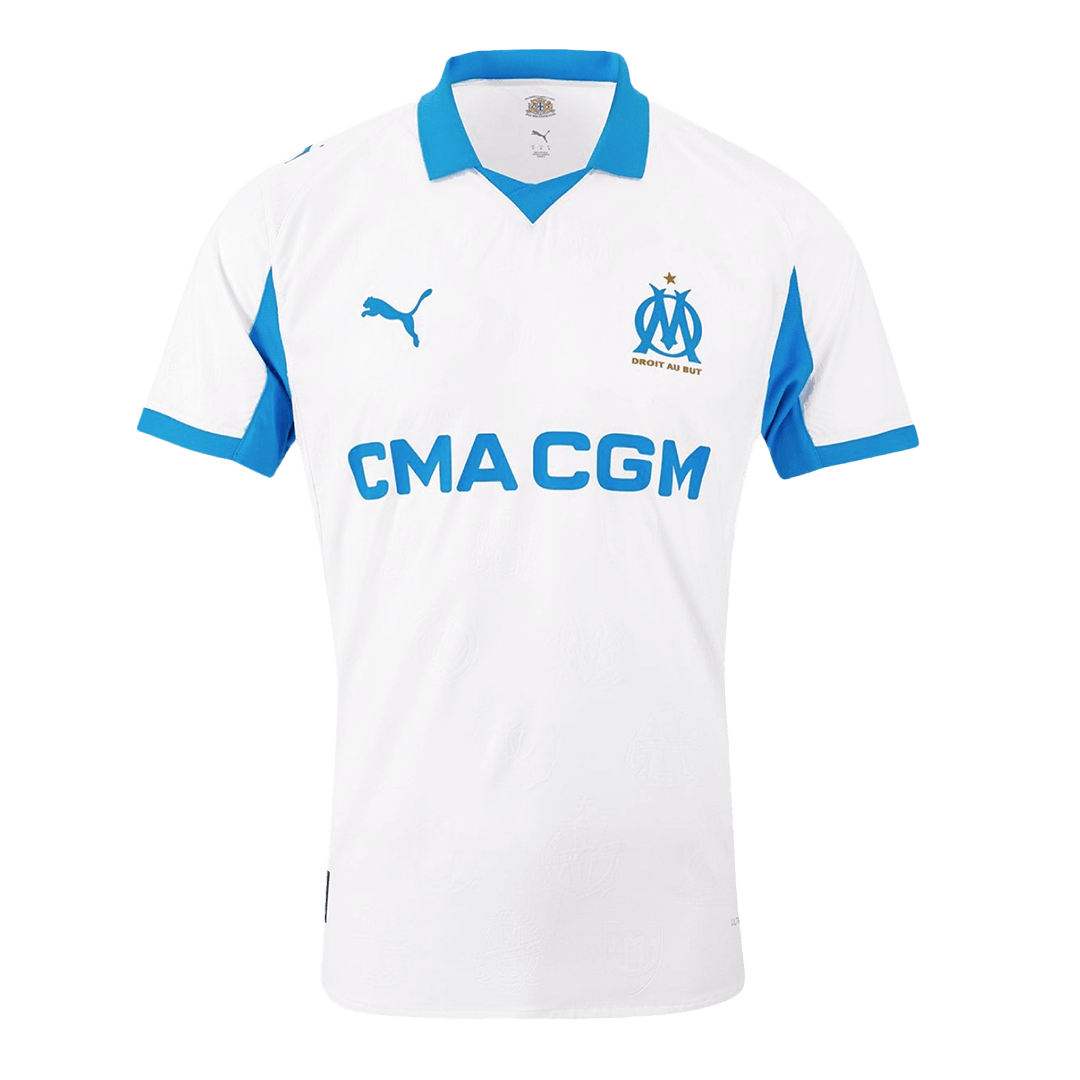 Olympique de Marseille Domicile Maillot 2025/26 Blanc Joueur