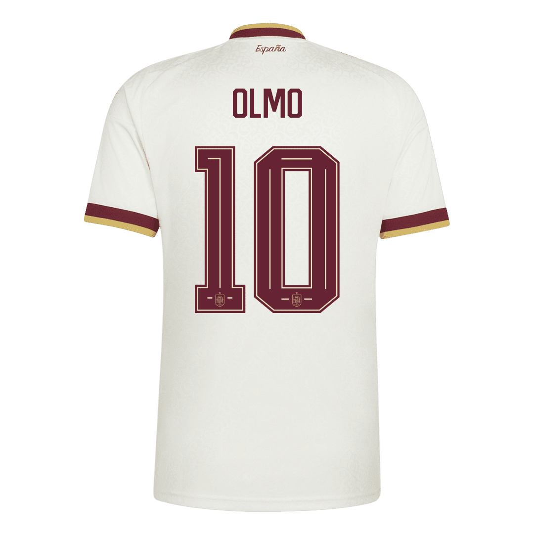 OLMO #10 Espagne Extérieur Maillot 2026 Blanc