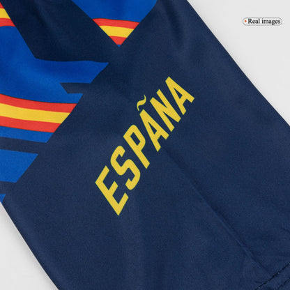 Espagne Pre-Match Maillot 2026 Bleu marine Grande Taille