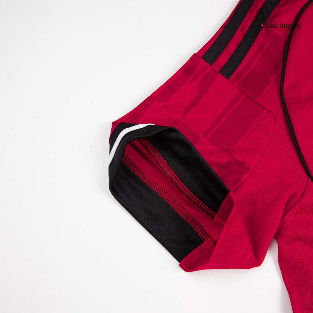 Men Manchester United Domicile Maillot Kit 2025/26 Rouge - Super