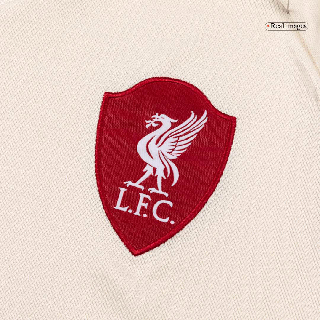 Liverpool Extérieur Maillot Manches Longues 2025/26 Blanc