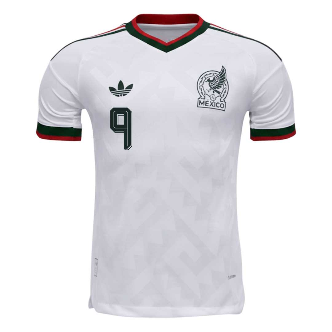 RAÚL #9 Mexique Extérieur Maillot 2026 Blanc Joueur