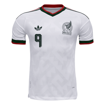 RAÚL #9 Mexique Extérieur Maillot 2026 Blanc Joueur