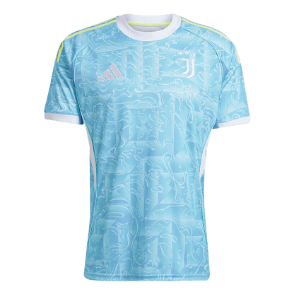 Juventus Extérieur Maillot 2025/26 Bleu Grande Taille