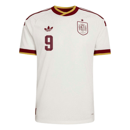 GAVI #9 Espagne Extérieur Maillot 2026 Blanc Joueur