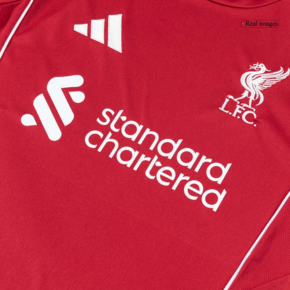 Liverpool Domicile Maillot 2025/26 Rouge