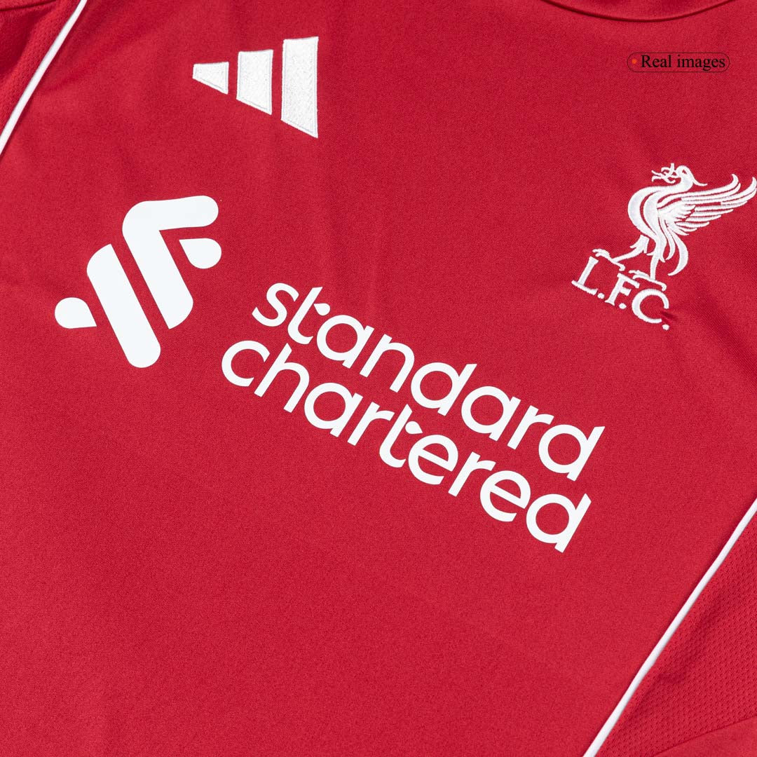 Liverpool Domicile Maillot Kit 2025/26 Rouge