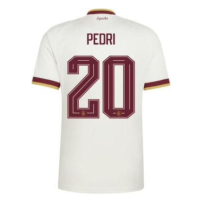 PEDRI #20 Espagne Extérieur Maillot 2026 Blanc