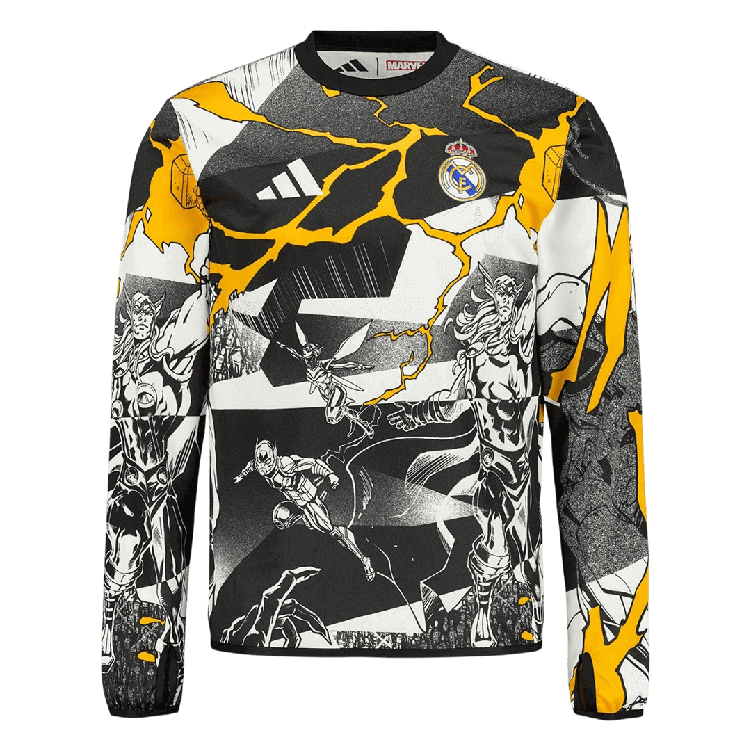 Real Madrid Maillot Manches Longues 2025/26 Noir