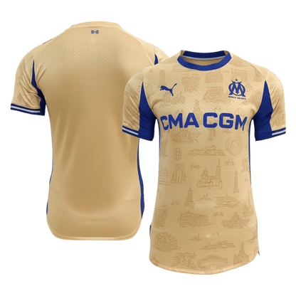 Olympique de Marseille Fourth Maillot 2025/26 Jaune Joueur