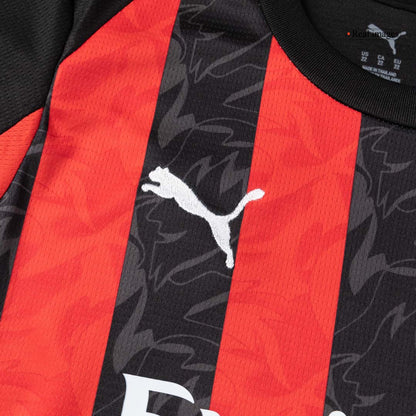 AC Milan Domicile Maillot Kit 2025/26 Enfant Rouge&Noir