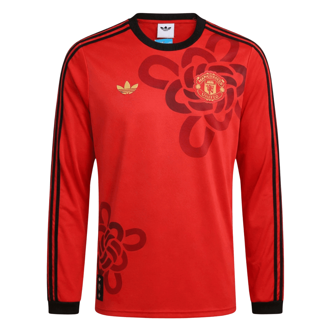 Manchester United Maillot Manches Longues 2025/26 Rouge