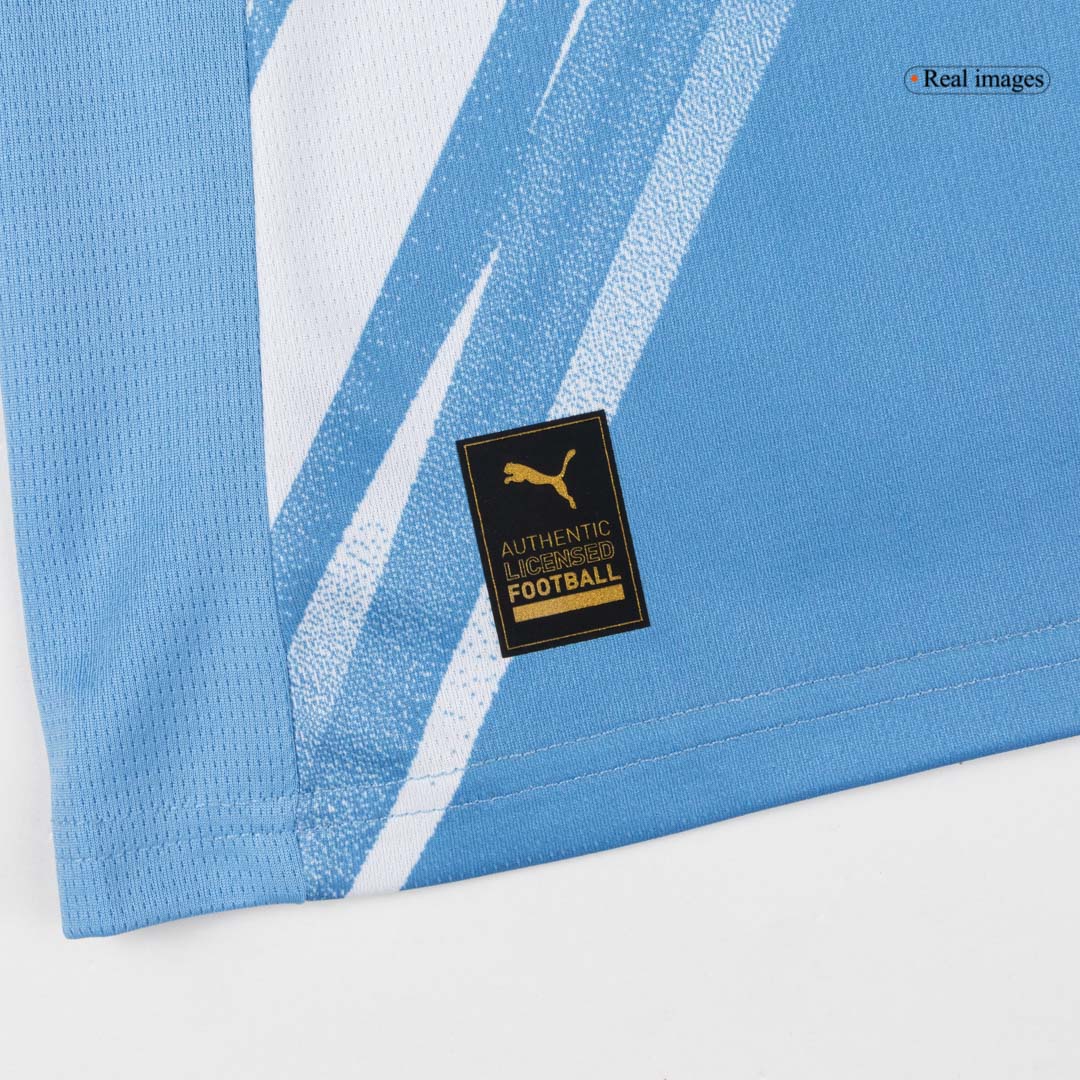 Manchester City Domicile Maillot 2025/26 Bleu - Super Grande Taille