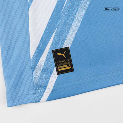 Manchester City Domicile Maillot 2025/26 Bleu - Super Grande Taille