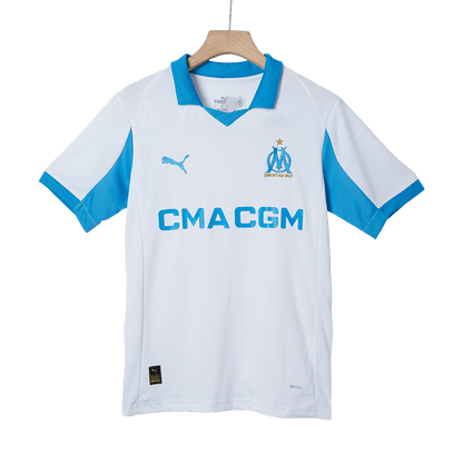 Olympique de Marseille Domicile Maillot 2025/26 Blanc Grande Taille
