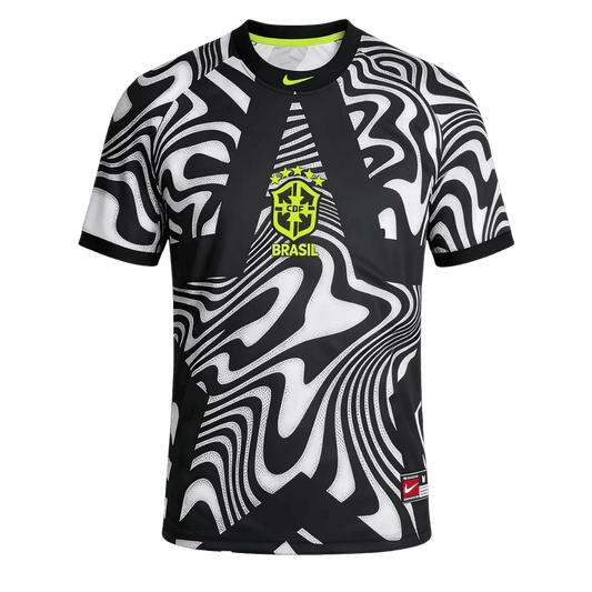 Brésil Maillot 2026 Black &White Grande Taille