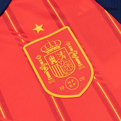 Espagne Domicile Maillot Kit 2026 Enfant Rouge - Super