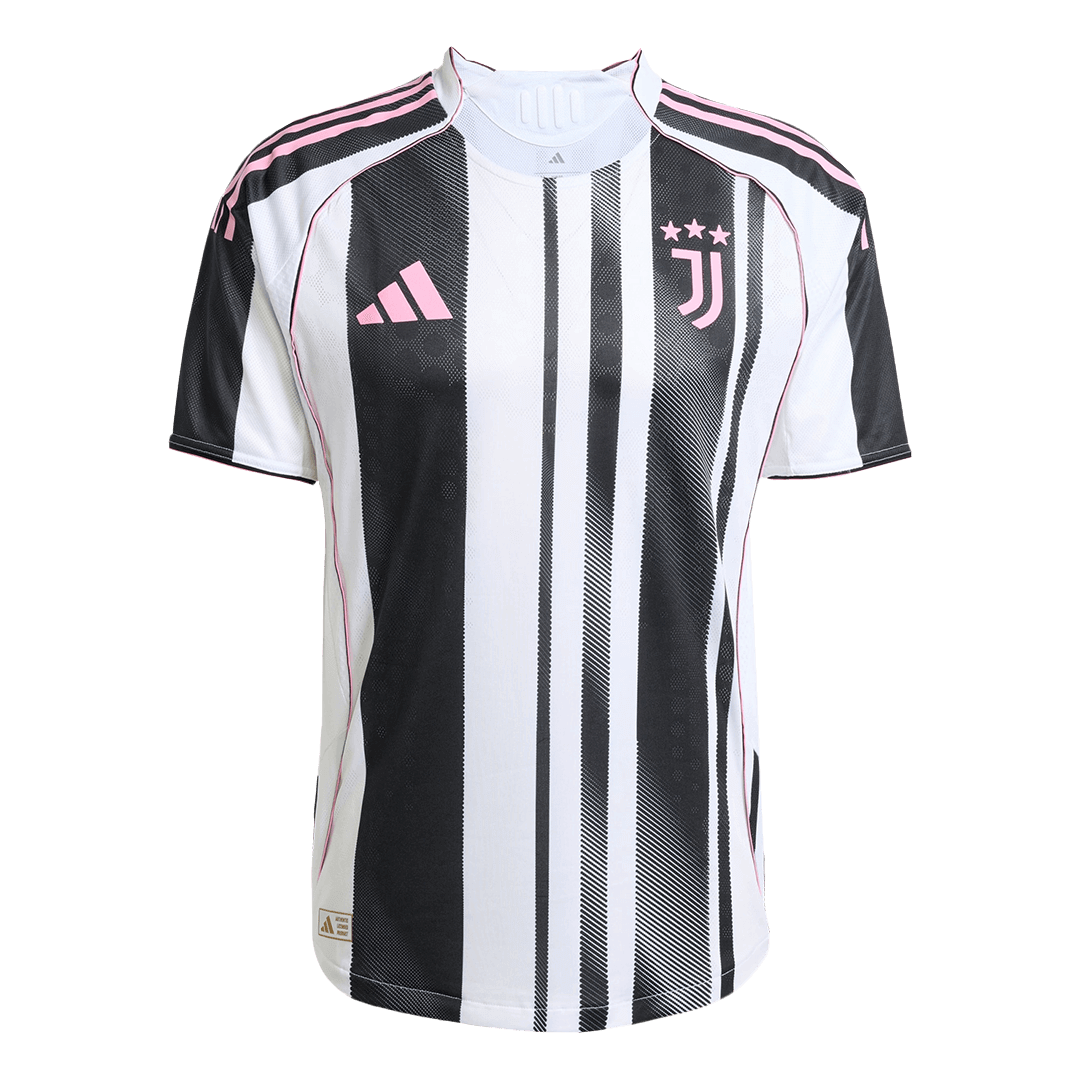 Juventus Domicile Maillot 2025/26 Noir&Blanc Joueur