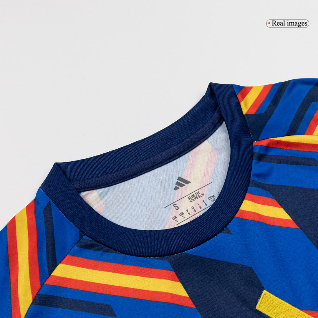 Espagne Pre-Match Maillot 2026 Bleu marine Grande Taille