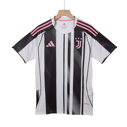 Juventus Domicile Maillot 2025/26 Noir&Blanc Grande Taille