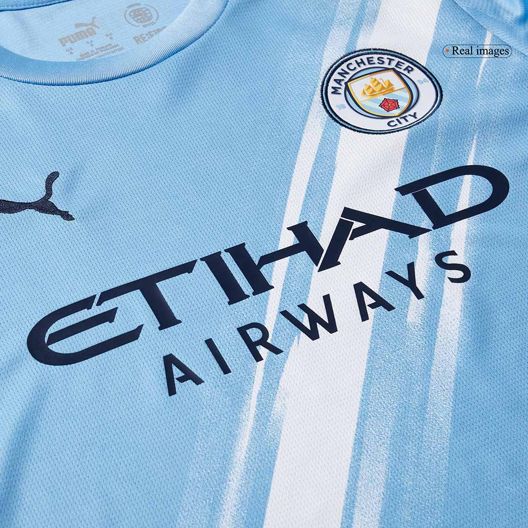 Manchester City Domicile Maillot Manches Longues 2025/26 Bleu