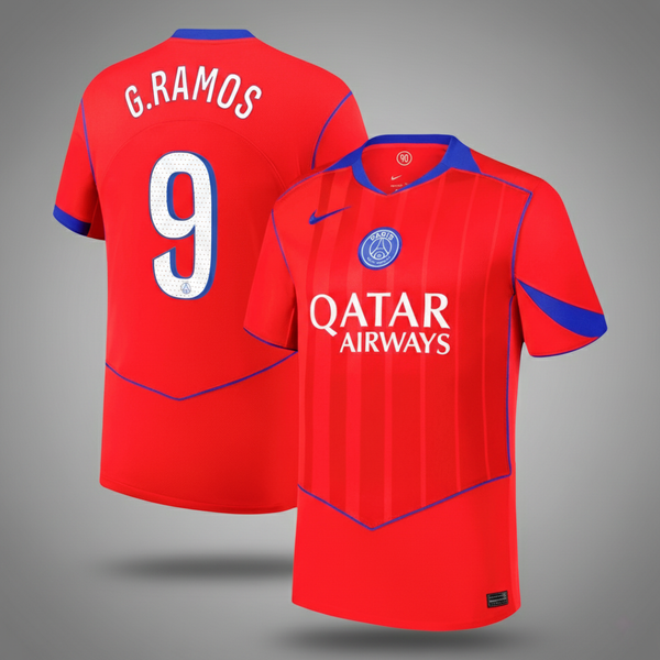 Maillot PSG Third 2025/26 Rouge